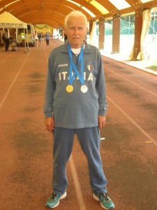 zaino con medaglie