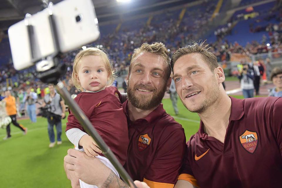 De Rossi Totti selfie