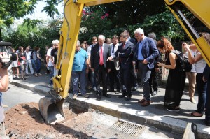 inaugurazioni lavori Nomentana sindaco marino