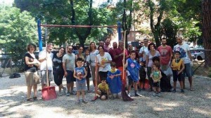 Gruppo d'intervento a piazza Lante