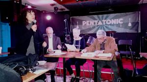 da sinistra: Anna Maria Curci, Vincenzo Luciani, Rosangela Zoppi, Roberto Pagan