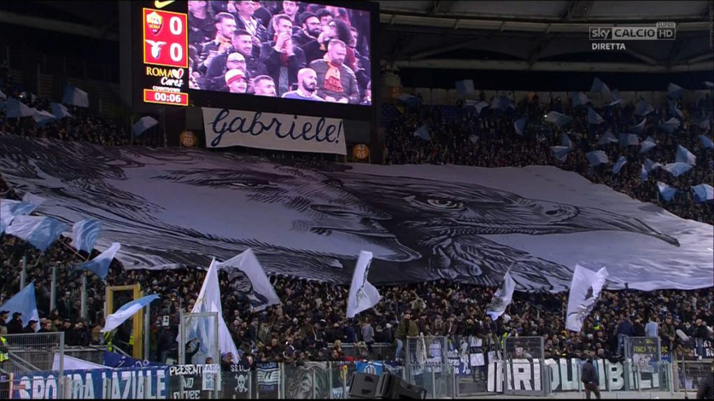 Roma-Lazio 2-1 Curva Nord
