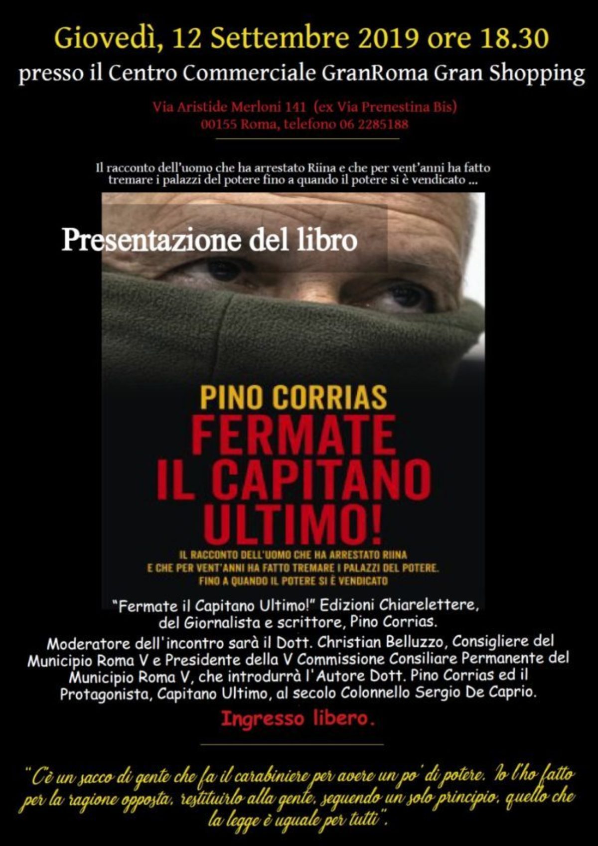 41+ Frasi Del Capitano Ultimo Images