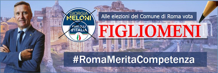 Francesco FIGLIOMENI elezioni comune di Roma 2021