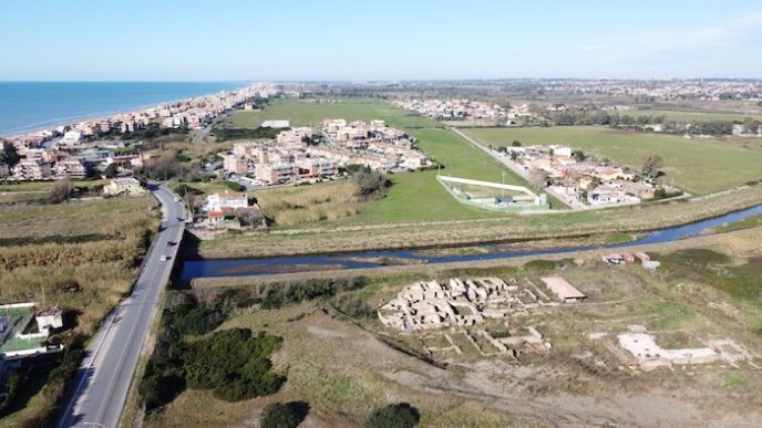 Castrum Inui dall'alto
